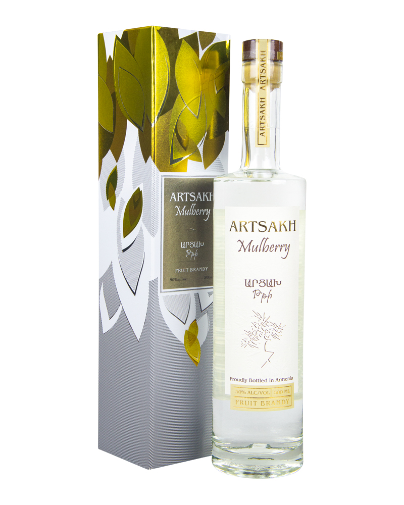 Водка тутовая Арцах 50%, 0,5л. в подарочной упаковке