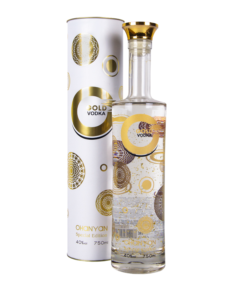 Водка Ohanyan Gold 40%, 0,75л. в подарочной упаковке