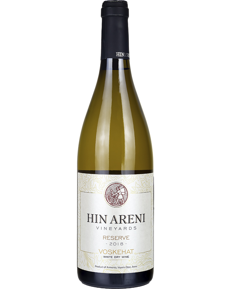 Вино Hin Areni Белое Сухое Резерв 2018 г.у. 13,5% 0,75 л, Армения