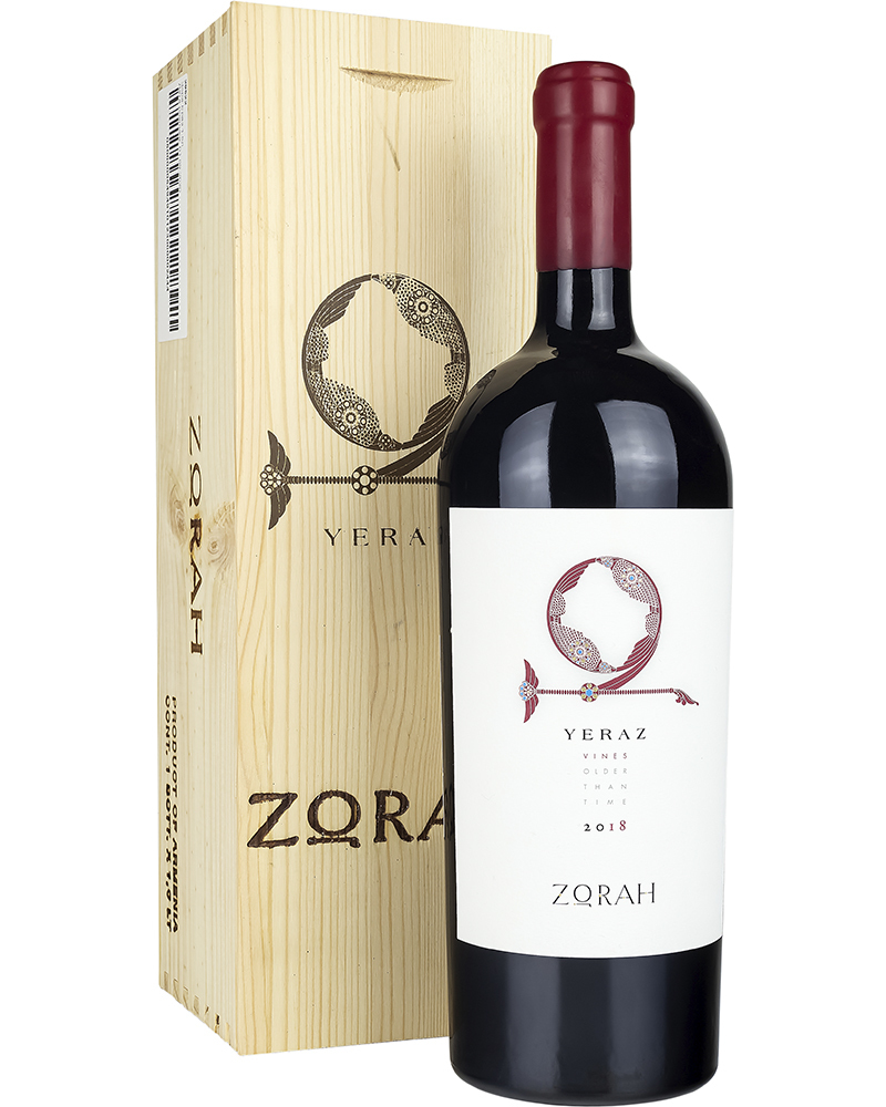 Вино Zorah Ераз Красное Сухое Выдержанное 2018 г.у. 13,5% 1,5 л, Армения