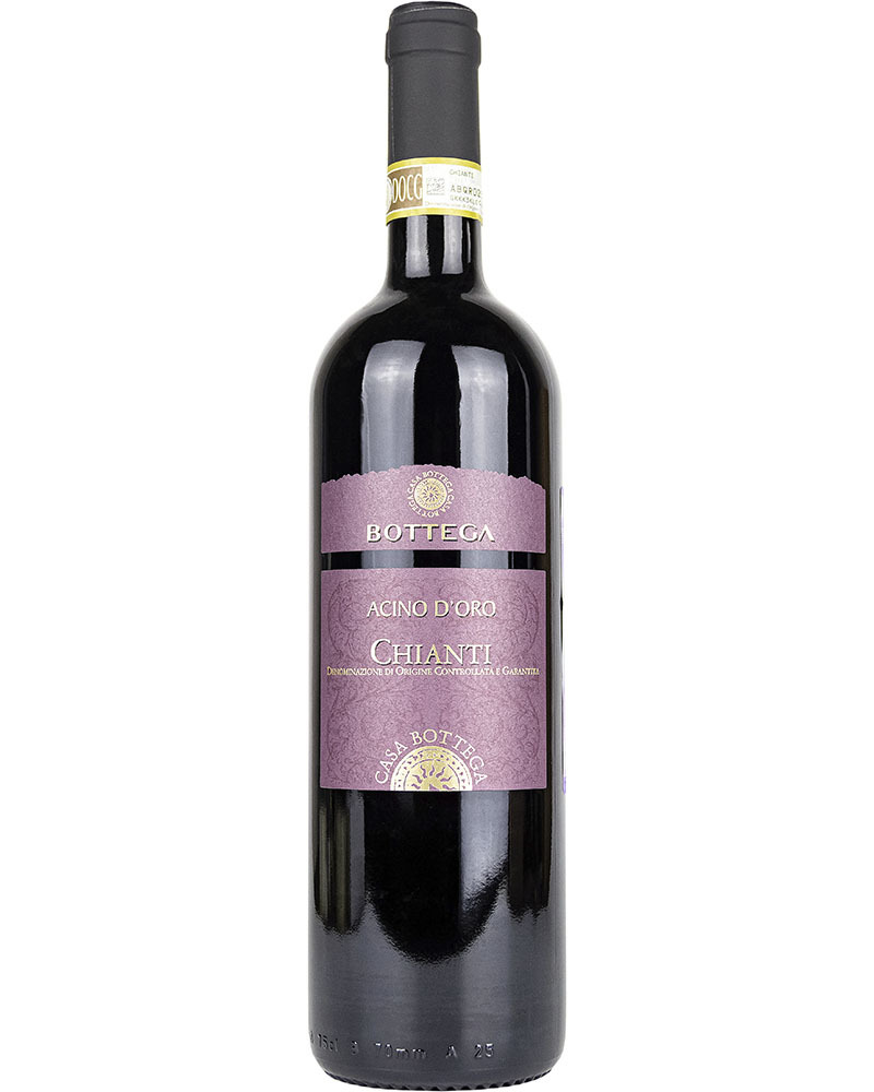 Вино Красное Сухое Bottega Ачино Д’Оро Кьянти 12,5%, 0,75 л, Италия