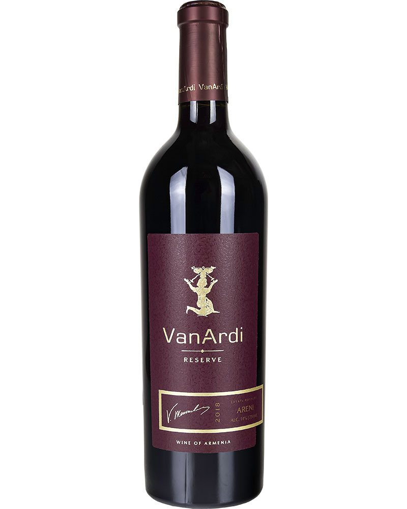 Вино Van Ardi Красное Сухое Резервное Reserve Areni 2018 г.у. 14%, 0,75 л, Армения