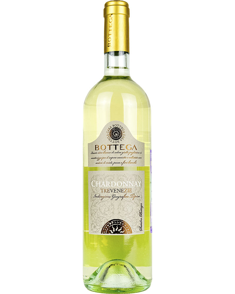 Вино Белое Cухое Bottega Шардоне Тревенецие 2021 г.у. 12%, 0,75 л, Италия