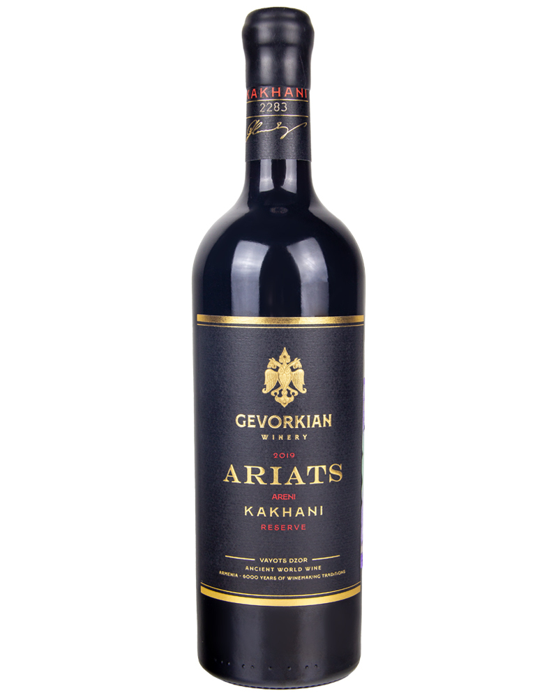 Вино Gevorkian Winery Красное сухое Ариац Кахани Резервное 2019 г.у, 16%, 0,75 л, Армения