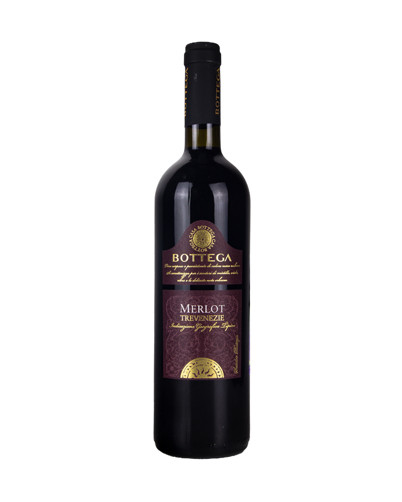 Вино Красное Сухое Bottega Мерло Тре Венецие 2019 г.у. 12,5%, 0,75 л, Италия