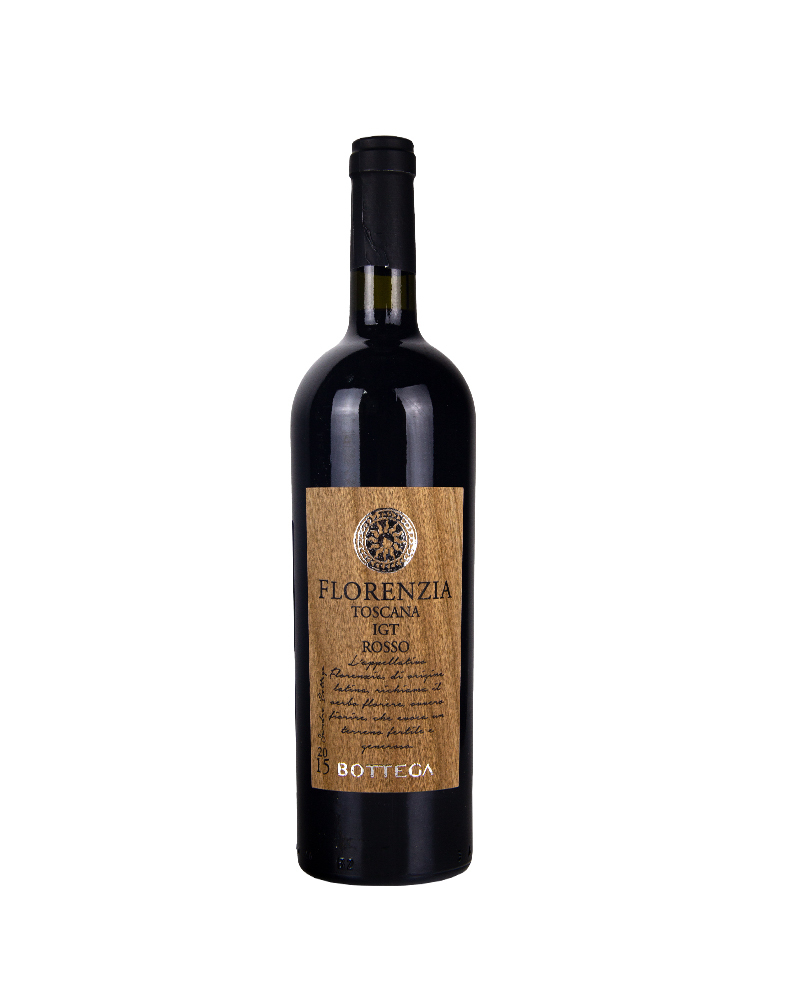 Вино Красное Сухое Bottega Флоренция Россо Тоскана 2015 г.у. 13,5%, 0,75 л, Италия
